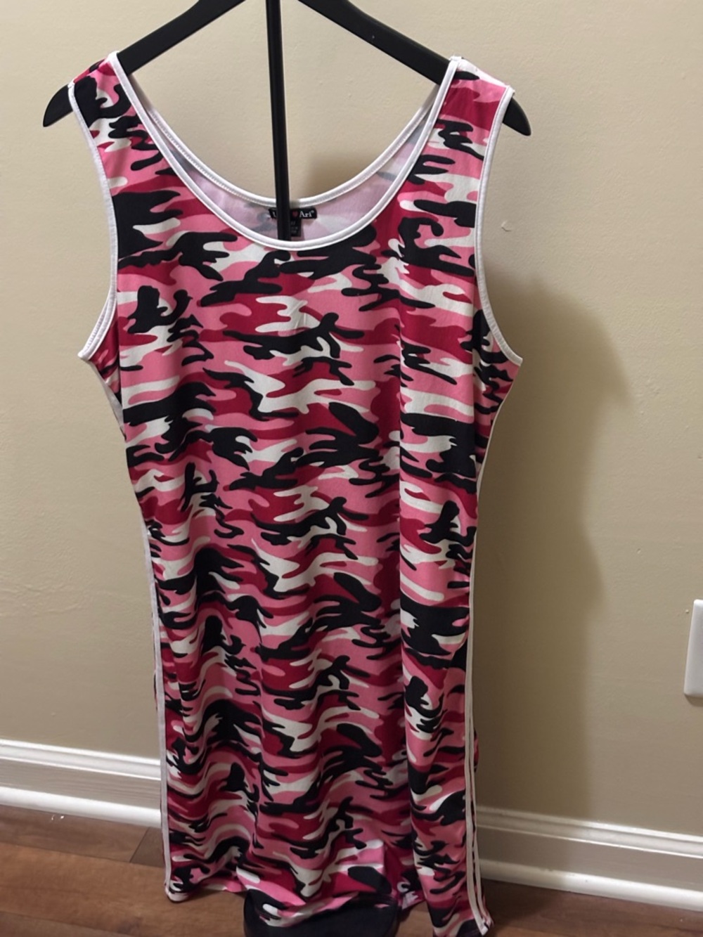 Women Pink Camo Sling Dress Size 3xl